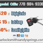 Car Locksmith Sandy Springs