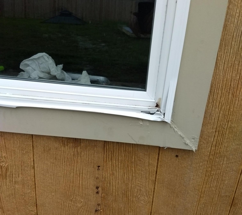 D&G Contracting - Dayton, TX. Installed damaged window