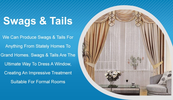 Alpha Curtains and blinds - Worongary, QLD. Swags & Tails