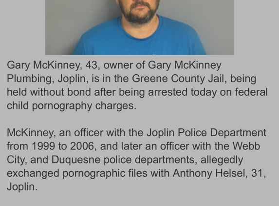 Gary McKinney Plumbing LLC - Joplin, MO