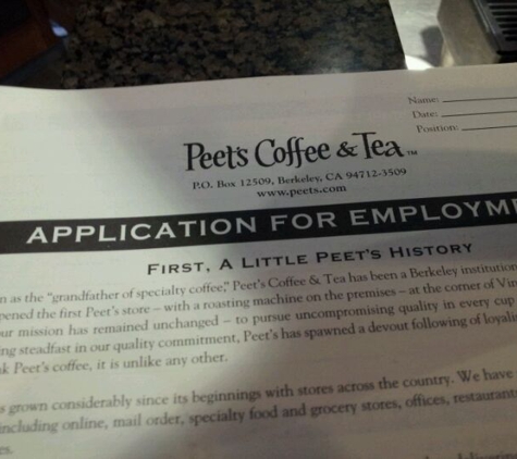 Peet's Coffee & Tea - Saratoga, CA