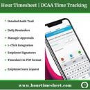 Hour Timesheet - Time Clocks & Recorders