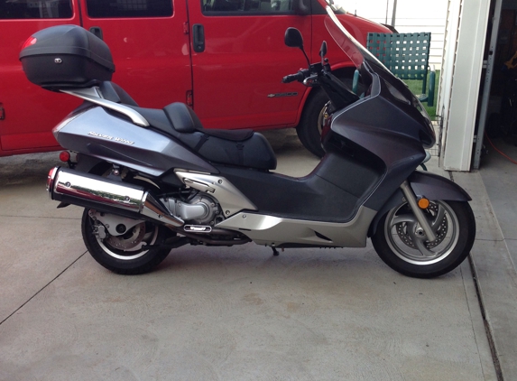 Brown's Locksmithing - Cleveland, OH. 2007 Honda Silver Wing, Made key's & oiled the locks!