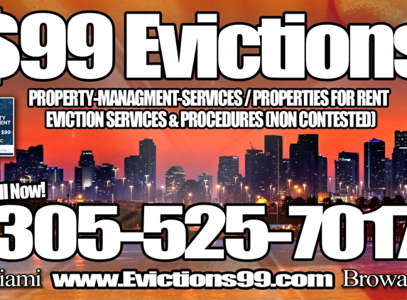 Evictions $99! Mgte - Miami, FL