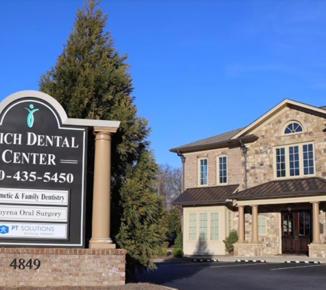 Reich Dental Center - Smyrna, GA. Signboard and exterior view Reich Dental Center Smyrna GA