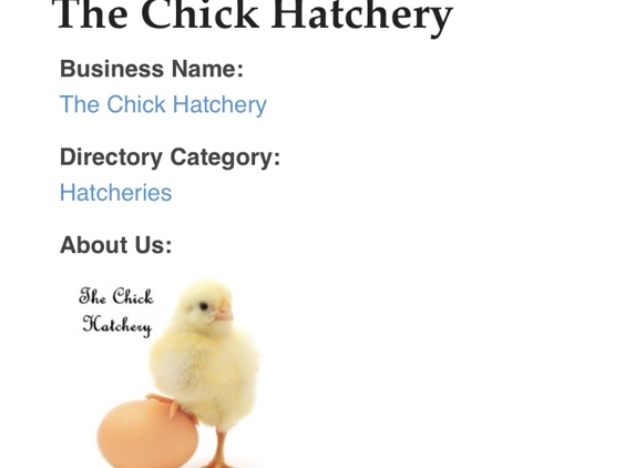 The Chick Hatchery - Lansing, MI