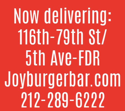 Joy Burger Bar - New York, NY