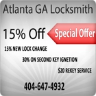 Atlanta GA Locksmith