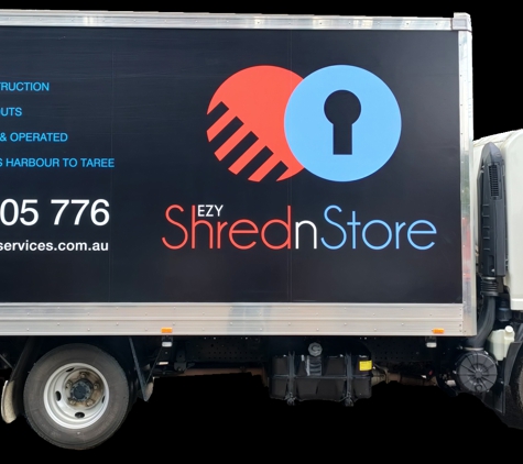 Ezy Waste Skips. Shred Truck