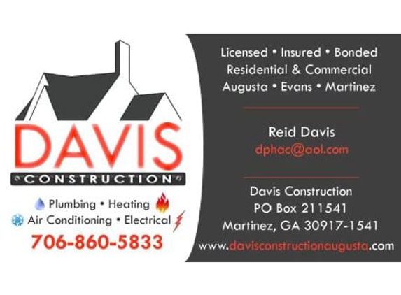 Davis Construction - Evans, GA