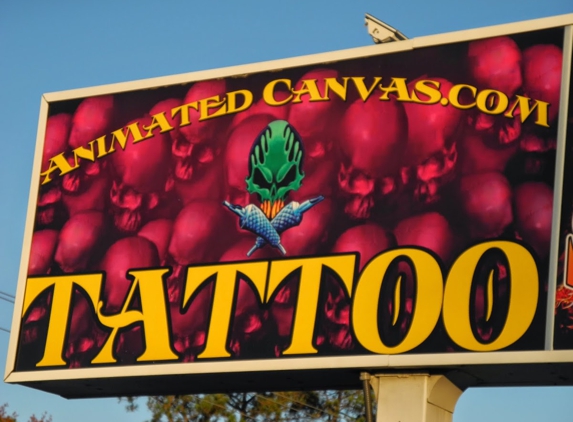 Animated Canvas Custom Tattoo - Lexington, SC