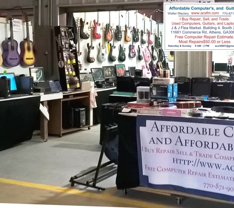 Affordable Computer Service - Daytona Beach, FL. Free  Computer  Repair Estimate at
 Affordable Computers, and Affordable Guitars.
 In the J & J Flea Market 
Building 4 Booth 25 11661 
Comm