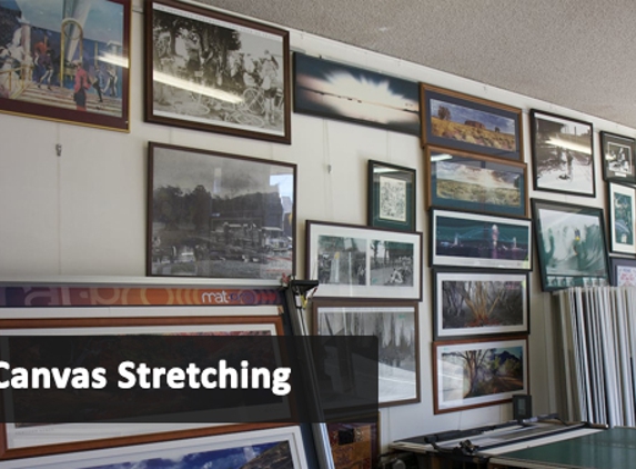 Shore Style Framing - Crows Nest, NSW. Canvas Stretching