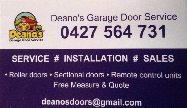 Deano's GARAGE DOOR SERVICE
