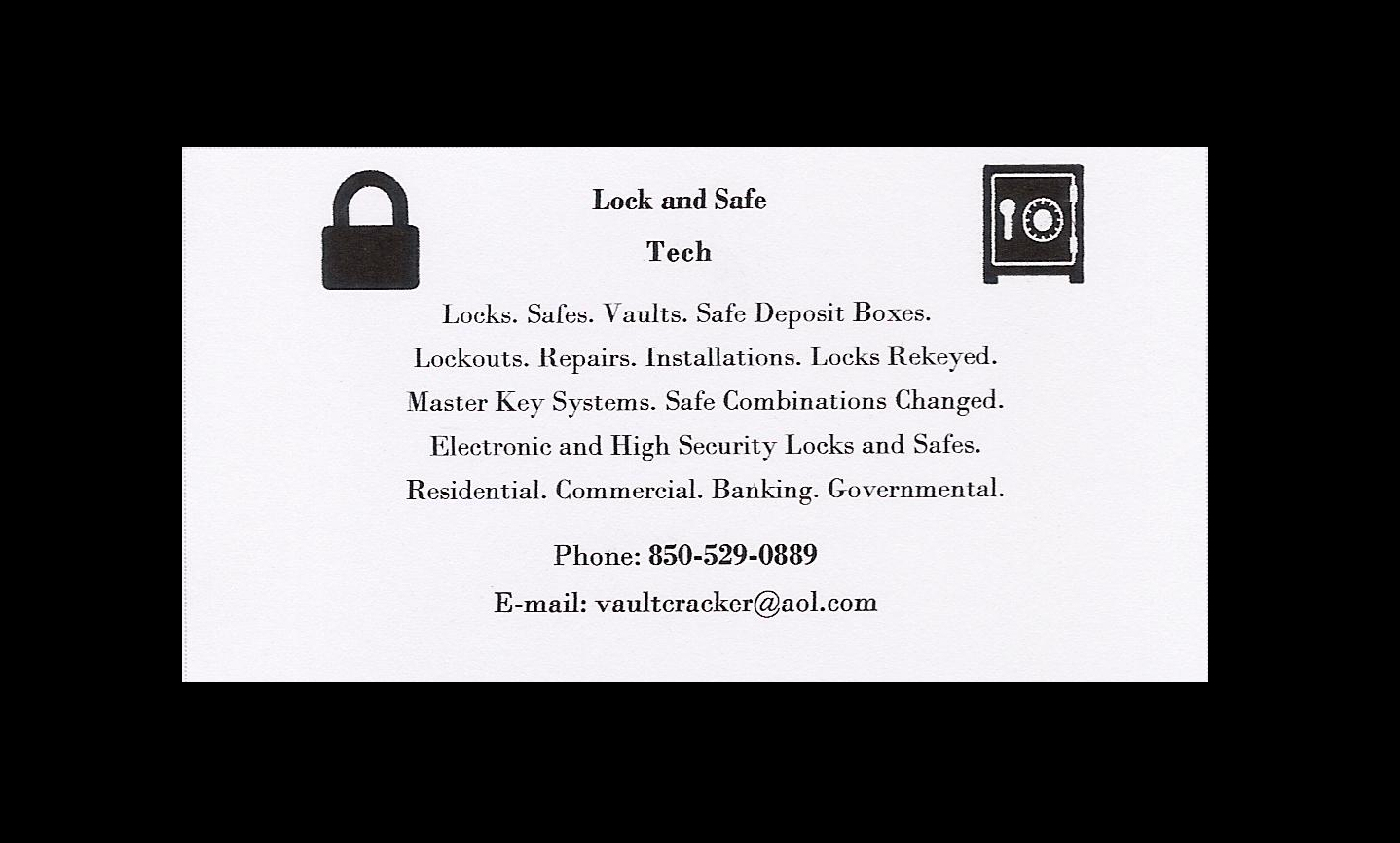 Lock And Safe Tech Pensacola Fl 32501 Yp Com