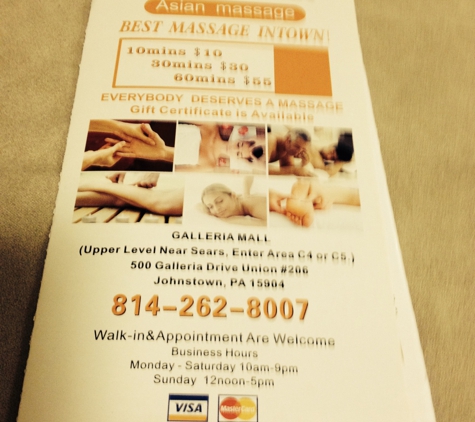 Golden Star Asian Massage Center - Johnstown, PA