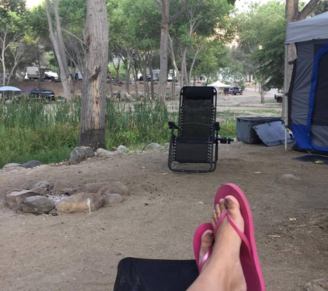 Rivernook Campground - Kernville, CA. Partial hookup site 53