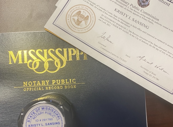 Precision Frame & Body Shop - Steens, MS. Notary on site!  *Not licensed to practice law, allowed to draft legal records, give advice on legal matters whatsoever*