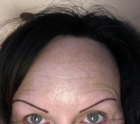 FACES by Marcia Renner BS, LPN, FAAM, CPCP Permanent Cosmetic Makeup - Kansas City, MO. Makeup free! 2 days after eyebrow color boost