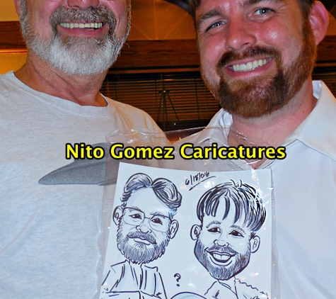 Nito Gomez Caricatures - Salinas, CA