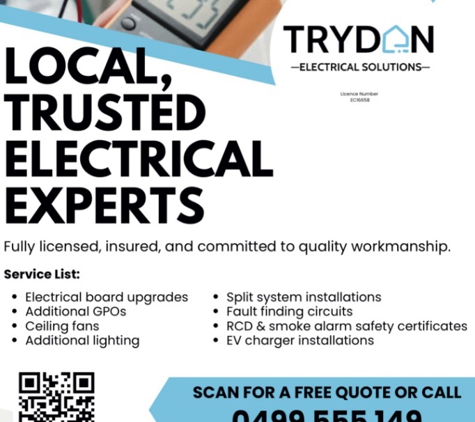 Trydan Electrical Solutions - Clarkson, WA