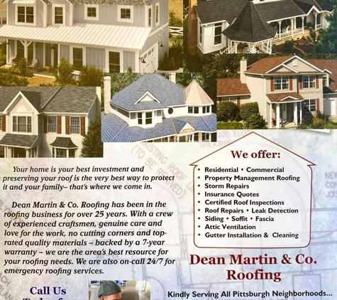 Dean Martin Roofing Company - Canonsburg, PA