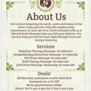 Life and Earth Massage - Aromatherapy