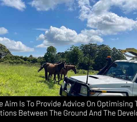 Regional Geotechnical Solutions - Wingham, NSW. The Aim Is To Provide Advice On Optimising The Interactions Between The Ground And The Development