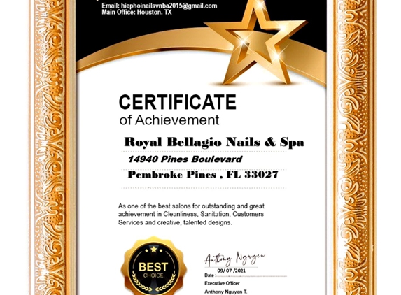 Bellagio Nails and Spa - Pembroke Pines, FL