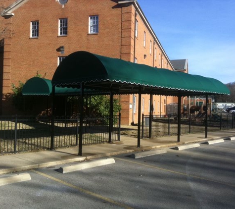Awnings & Canopies Over Tennessee - Cumberland City, TN. Walkway Awning installed in Brentwood Tn.