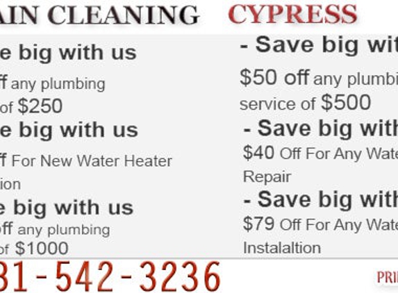 Drain Cleaning Cypress