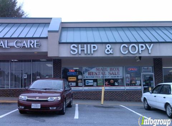 Ship & Copy Center - Reisterstown, MD