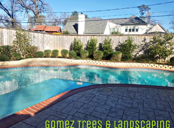 Gomez Trees & Landscaping. another great job ..