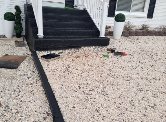 D&J'S ODD JOB SERVICES - Barnegat, NJ. FINISH JOB PAINTING EXTERIOR BRIICKS & STEPS