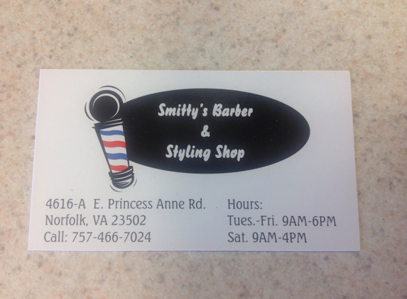 Smitty's Barber & Styling Shop - Norfolk, VA