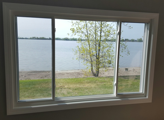 The Window Source - Bismarck, ND. Beautiful window with a beautiful lake view!