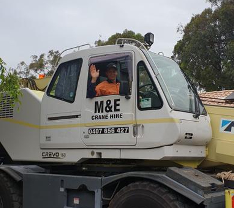M & E Crane Hire North Brisbane - Bracken Ridge, QLD. M&E Cranes