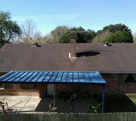 Pro Masters Roofing & Gutters. custom standing seam metal roofs back porch