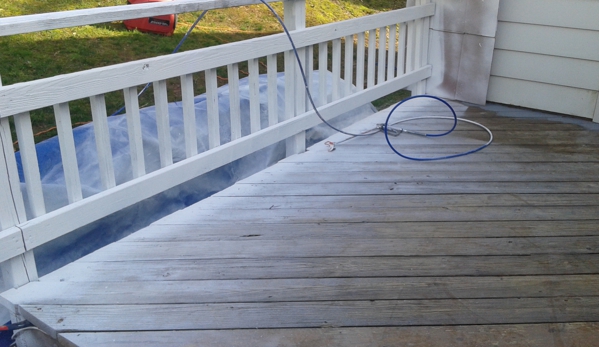 Gagnon's Gutterworks. Durning Staining Deck