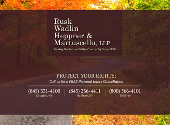 Rusk Wadlin Heppner & Martuscello LLP - Marlboro, NY