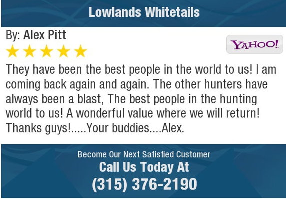 Lowlands Whitetails - Lowville, NY