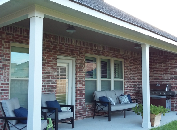 zion painting & Drywall llc - Shreveport, LA. Back Porch Painted 