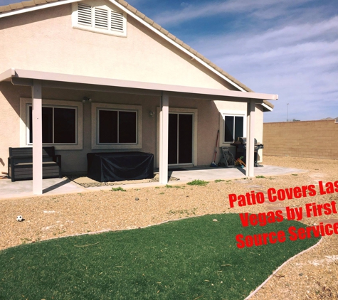 First Source Services - Las Vegas, NV. Solid Lifetime Patio Cover in Las Vegas