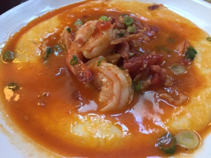 Shrimp and Grits at Brenda's French Soul Food in San Francisco