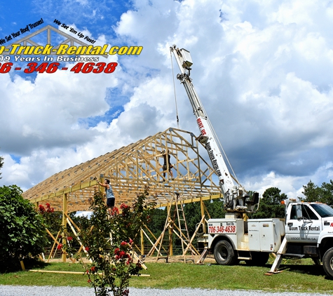 Boom Truck Rental - Kingston, GA. RomeCrane.com Call 706-346-4638 Rome Crane Rental - National Crane with 80 feet of reach Call 706-346-4638