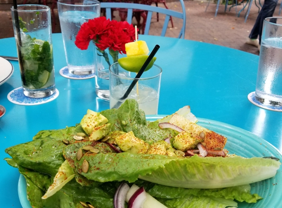 Ocho - San Antonio, TX. Avocado salad and Havana mule, great atmosphere. Great food, fantastic service