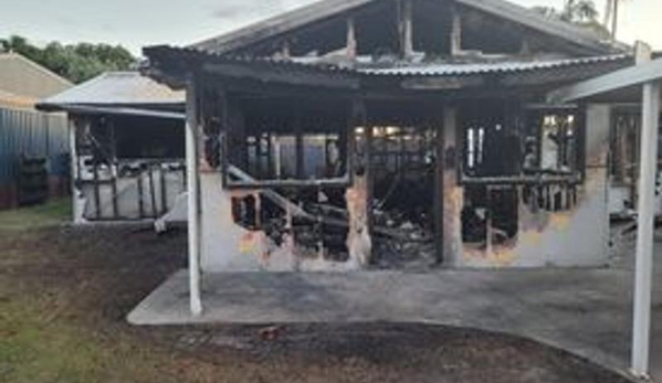 Lightning Asbestos and Demolition Services. My home After Fire