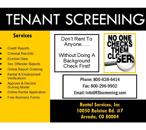 Rental Services - Arvada, CO