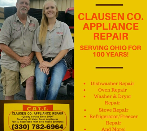 Clausen Company Appliance Repair. Call us first we will be your last