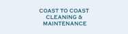 Coast to Coast Cleaning and Maintenance - Cleaning Contractors - Commercial & Industrial